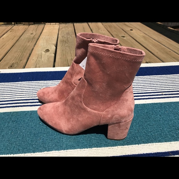 old navy suede booties